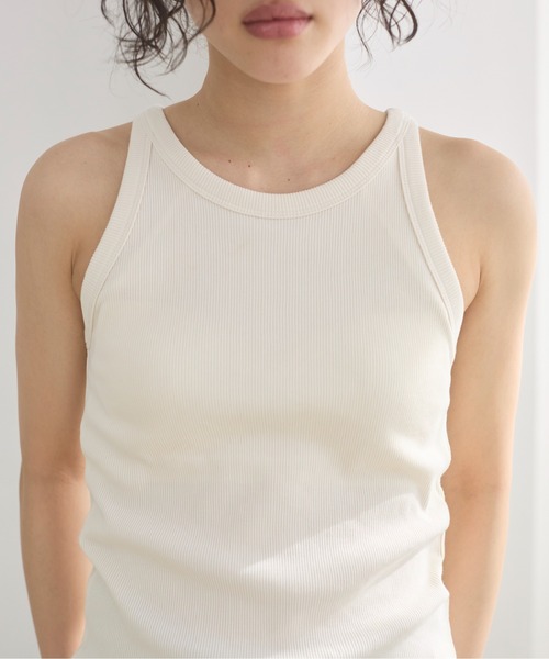 ANGIE タンクトップ ノースリーブ カップ付き アメスリタンク