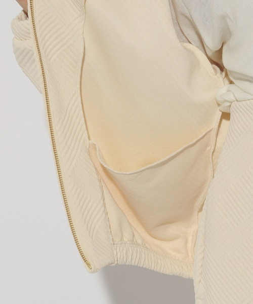 Elura ブルゾン アウター ふくれ幾何柄ブルゾン/323558 レディース