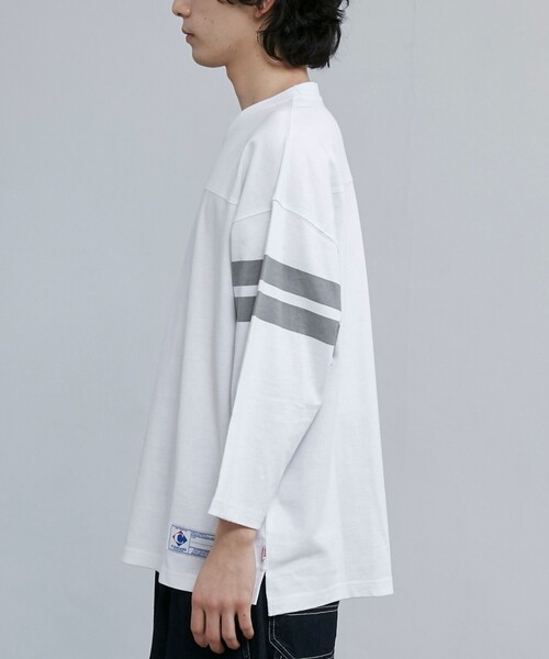 tシャツ USAコットン七分袖フットボールTシャツ メンズ | coen | 21