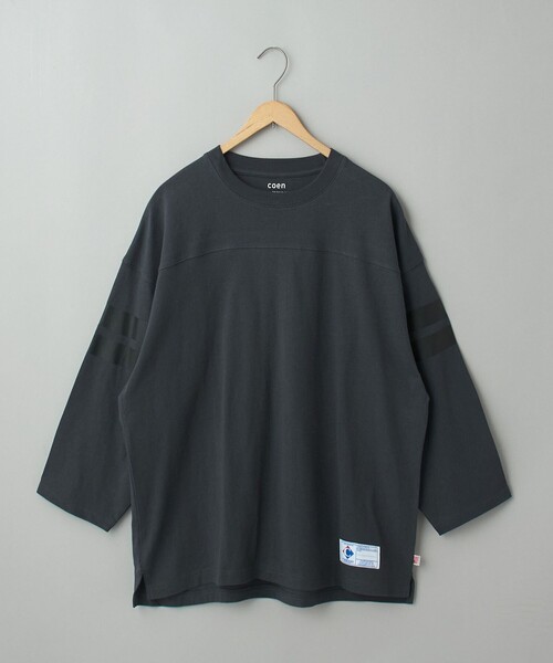 tシャツ USAコットン七分袖フットボールTシャツ メンズ | coen | 18