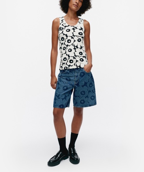 マリメッコ ノースリーブブラウス marimekko（マリメッコ） タンクトップ ノースリーブ Uusia Unikko