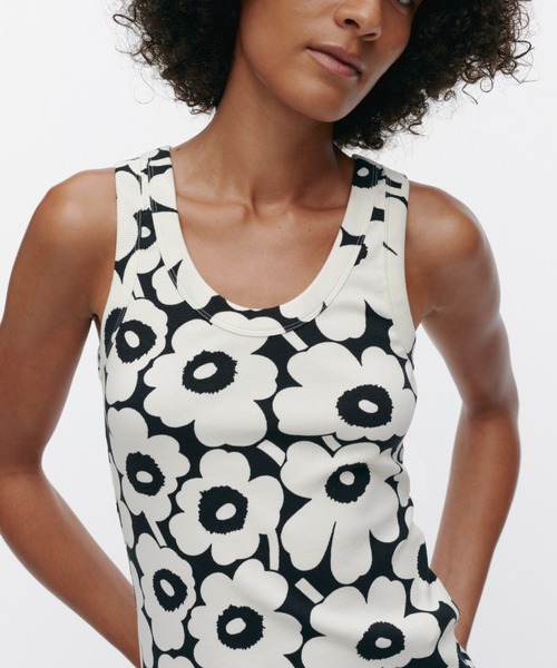 マリメッコ ノースリーブブラウス marimekko（マリメッコ） タンクトップ ノースリーブ Uusia Unikko