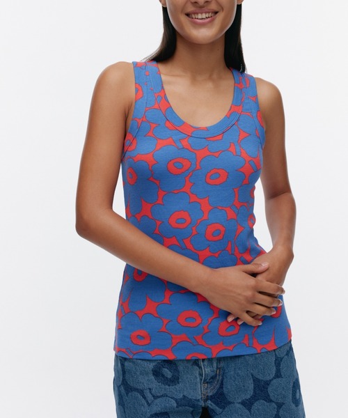 マリメッコ ノースリーブブラウス marimekko（マリメッコ） タンクトップ ノースリーブ Uusia Unikko