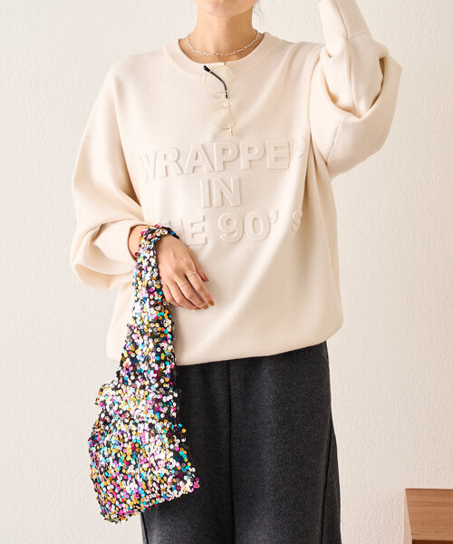 シシクイ　ピンク 長袖ニット セーター Freeサイズ クラシカルエルフ Classical Elf 大人っぽカジュアルの新定番