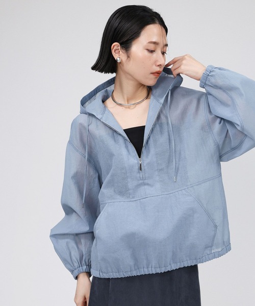 BABYLONE（バビロン） コート アウター シアーオーガンジーアノラック