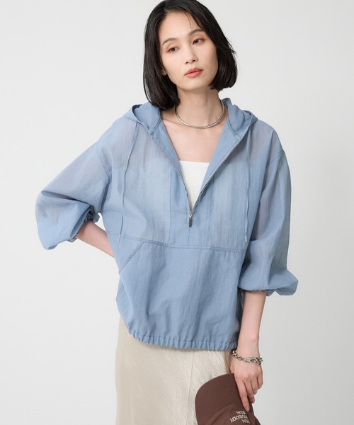 BABYLONE（バビロン） コート アウター シアーオーガンジーアノラック