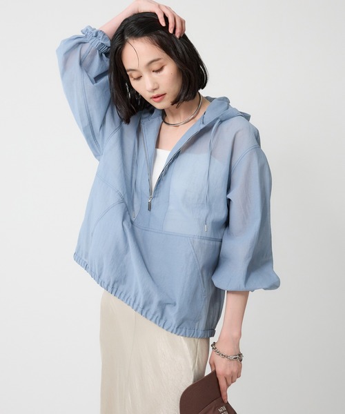 babylone リネンシアーアノラックプルオーバー BABYLONE（バビロン）の「リネンシアーアノラックプルオーバー（シャツ