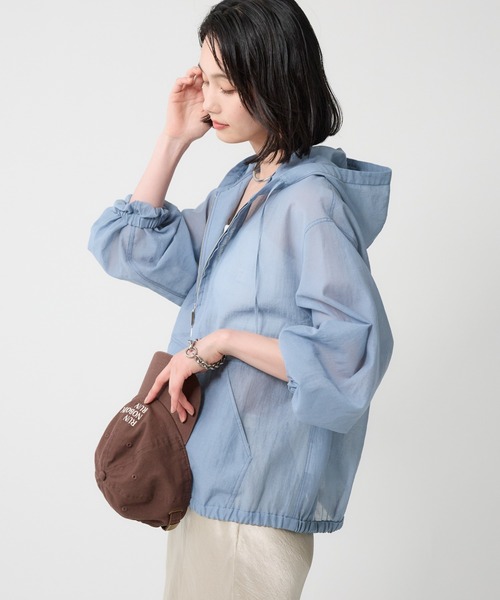 BABYLONE（バビロン） コート アウター シアーオーガンジーアノラック