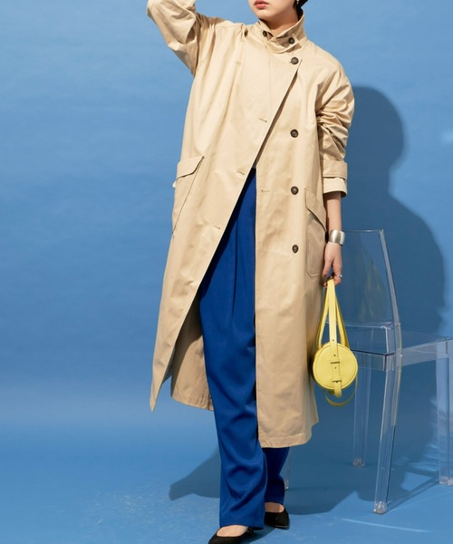 「Aunt Marie's」 トレンチコート FREE ベージュ レディース_画像5