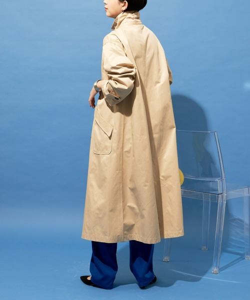 「Aunt Marie's」 トレンチコート FREE ベージュ レディース_画像8