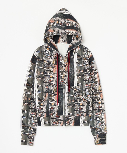BEEDEN パーカー PHOTO PRINT OVER HOODIE レディース : ZOZOTOWN