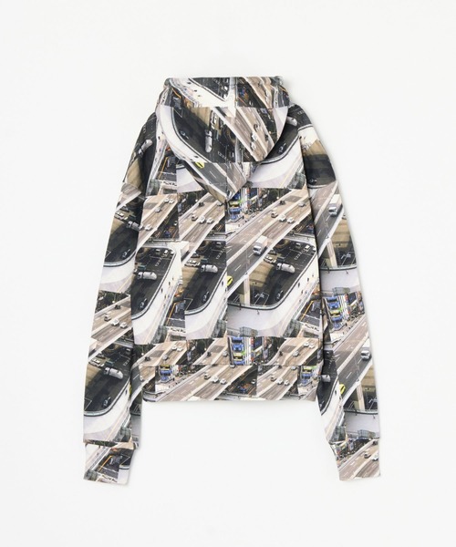 BEEDEN パーカー PHOTO PRINT OVER HOODIE レディース : ZOZOTOWN