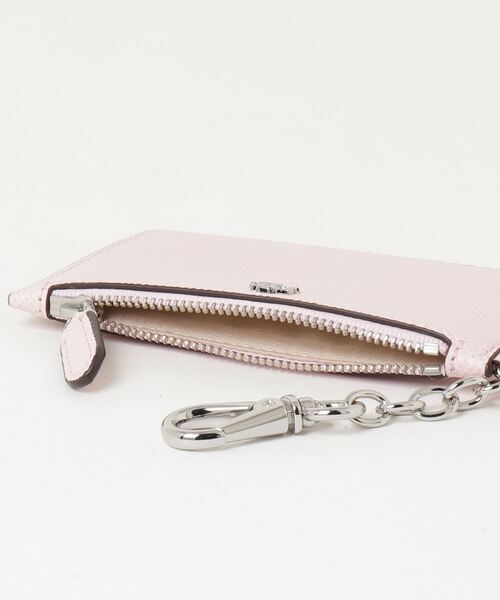 【Lauren Ralph Lauren】クロスハッチレザー ジップカードケース クロスハッチ レザー ジップ カード ケース（カードケース