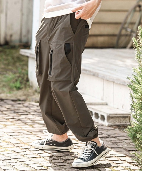 CAMBIO（カンビオ） パンツ mp13620- 撥水ナイロンストレッチキャンプ