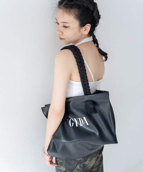 GYDA トートバッグ GYDA(ジェイダ) / ショッパー風フェイク