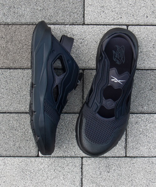 【良品】Reebok/リーボック/スポーツ サンダル/黒/ブラック/23.0cm Reebok スニーカーサンダル ハイフリッパー / SNEAKER SANDAL