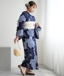 浴衣 有松絞り浴衣3点セット utatane ...の詳細画像3