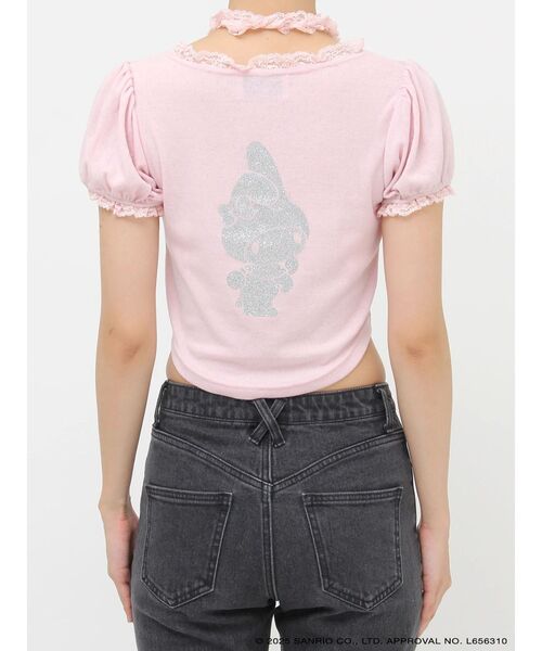 新品未使用♡jouetie TOPS jouetie（ジュエティ） tシャツ 「メロクロコラボ」My Melodyフリル
