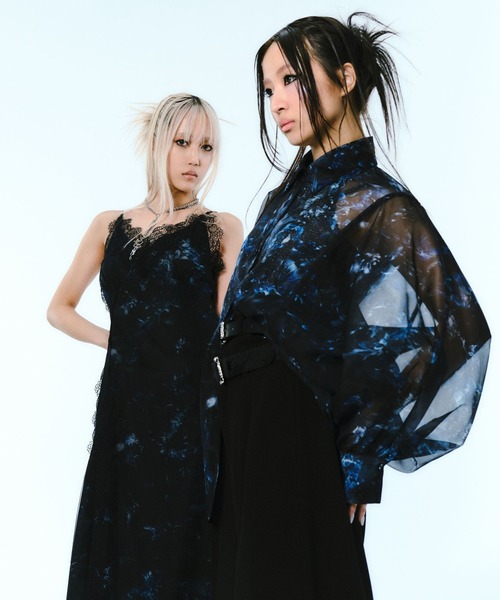 ブラウス シャツ ARTflowerシアーシャツ(HARE) レディース HARE ブラウス シャツ ARTflowerシアーシャツ(HARE) レディース