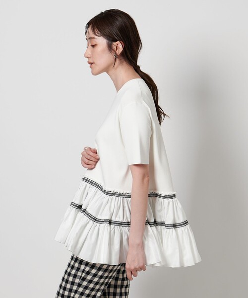 人気完売商品⭐︎ UNITED ARROWS ティアードニット UNITED ARROWS ニット セーター エンブロ ティアードコンビ