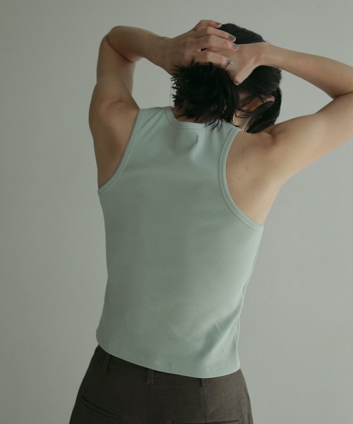 anuke（アンヌーク） タンクトップ ノースリーブ Padin Americansleeve