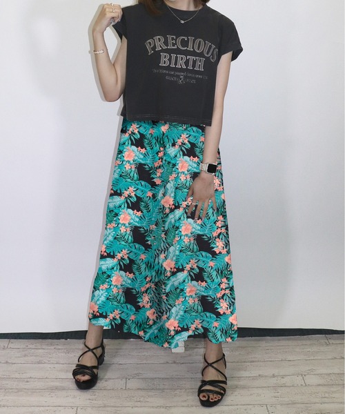 UNDERWRAPS（アンダーラップス） ワンピース ボタニカルワンピース(M3