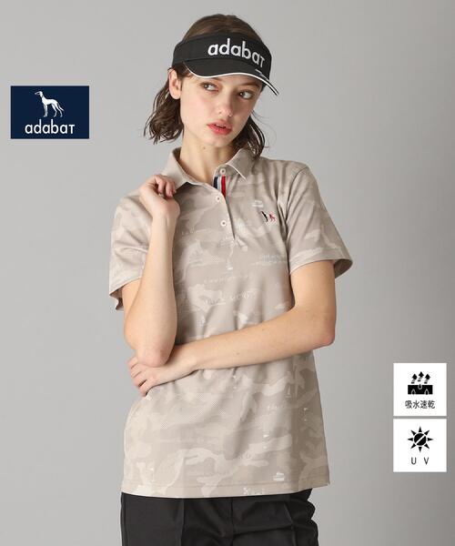 adabat ポロシャツ ポロ 「新レーベル ADABAT NAVY」UVカット