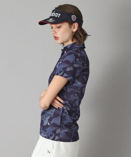 ポロシャツ ポロ 「新レーベル ADABAT NAVY」UVカット/吸水速乾 カラーブロックポロシャツ レディース adabat ポロシャツ ポロ 「新レーベル ADABAT NAVY」UVカット