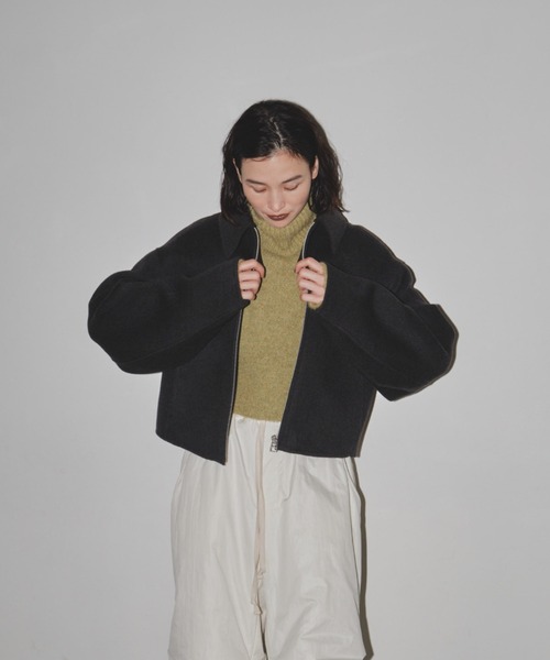 「TODAYFUL」 ジップアップブルゾン 36inch ベージュ レディース_画像10