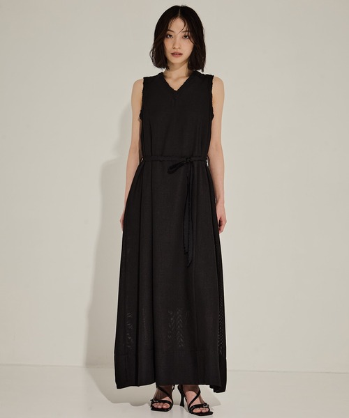 【タグつき】　ワンピース STUDIOUS ステュディオス カシュクール STUDIOUS（ステュディオス）の「【STUDIOUS】カシュクールリボン