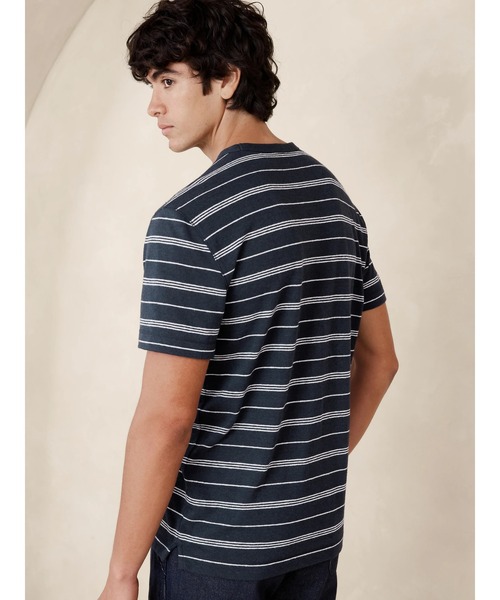 「BANANA REPUBLIC FACTORY STORE」 半袖Tシャツ L ベージュ メンズ