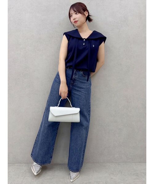 tシャツ セーラーカラーストライプボウタイトップス レディース tシャツ セーラーカラーストライプボウタイトップス レディース