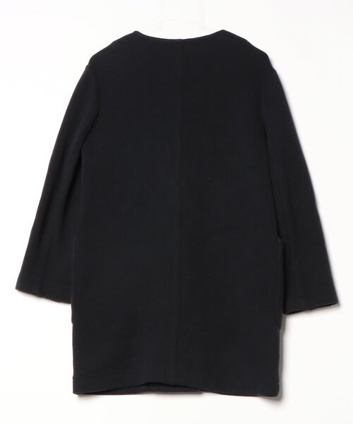 theory luxe（セオリーリュクス） ノーカラーコート 38 ブラック