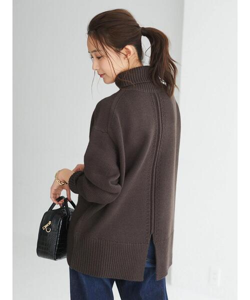 「CRAFT STANDARD BOUTIQUE」 タートルネックニット FREE ブルー レディース_画像8