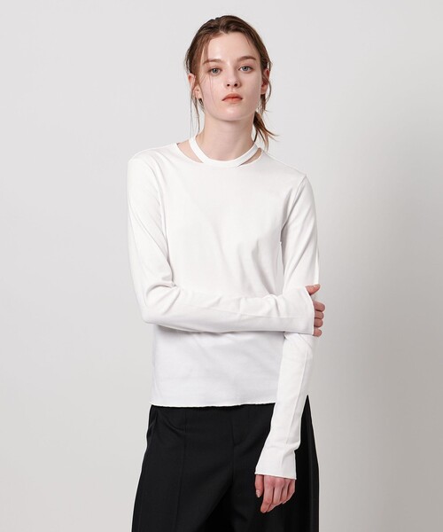 tシャツ 「ASTRAET」フライス  エリスリット ロングスリーブTシャツ レディース