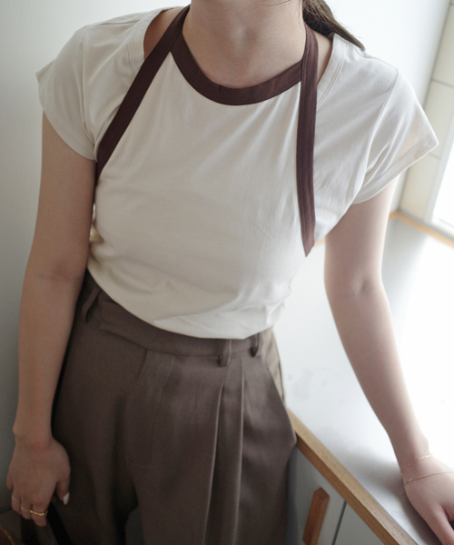 Plus by ONIT/オニット SLOBE別注 レイヤードセットTシャツ SLOBE IENA tシャツ 「2枚セット」Plus by ONIT/オニット SLOBE