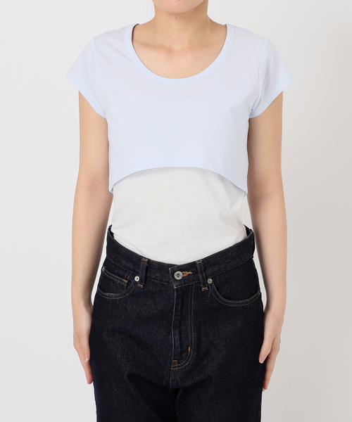 Plus by ONIT/オニット SLOBE別注 レイヤードセットTシャツ SLOBE IENA tシャツ 「2枚セット」Plus by ONIT/オニット SLOBE