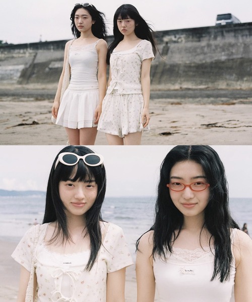 パンツ フラワーシェルデザイン キュロットパンツ SP25s116「SunsetPark」 レディース メンズ