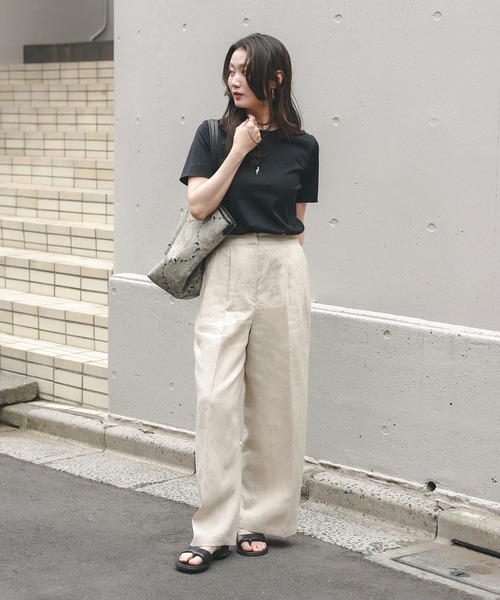 Demi-Luxe BEAMS（デミルクス ビームス） tシャツ 半袖 AK+1 / 天竺 T