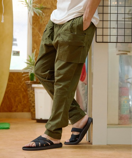 Sunny Smith カーゴパンツ Working Grosgran Twill Long メンズ