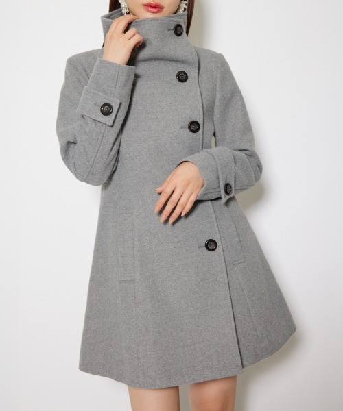 rienda（リエンダ） ステンカラーコート コート 25オーバーネック