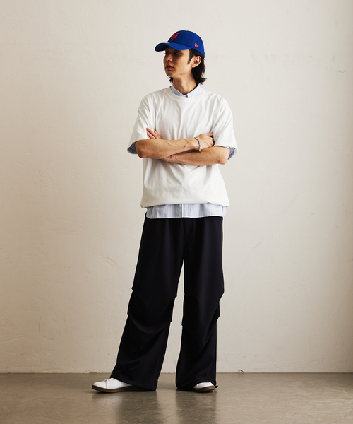 「417 EDIFICE」 半袖Tシャツ LARGE ホワイト メンズ