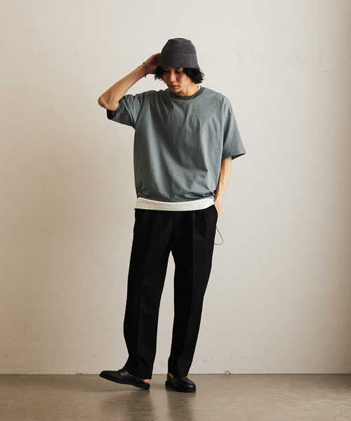「417 EDIFICE」 半袖Tシャツ LARGE ホワイト メンズ
