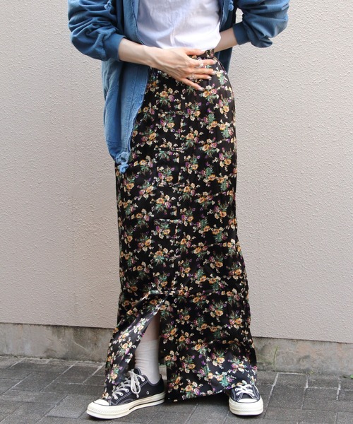 ⭐︎Shinzone  花柄スカート⭐︎ Shinzone｜オリエンタルフラワー スカート oriental FLOWER SK