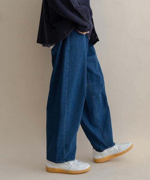 SENSE OF PLACE by URBAN RESEARCH パンツ バレルレッグデニムパンツ