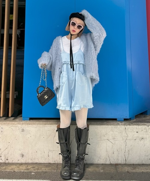 Alley Tokyo サロペット オーバーオール ハートポケサロペ レディース