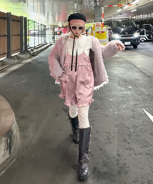 Alley Tokyo サロペット オーバーオール ハートポケサロペ レディース