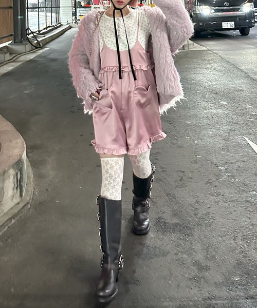 Alley Tokyo サロペット オーバーオール ハートポケサロペ レディース