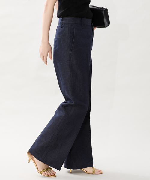 「VERMEIL par iena」 デニムパンツ 40 ネイビー レディース
