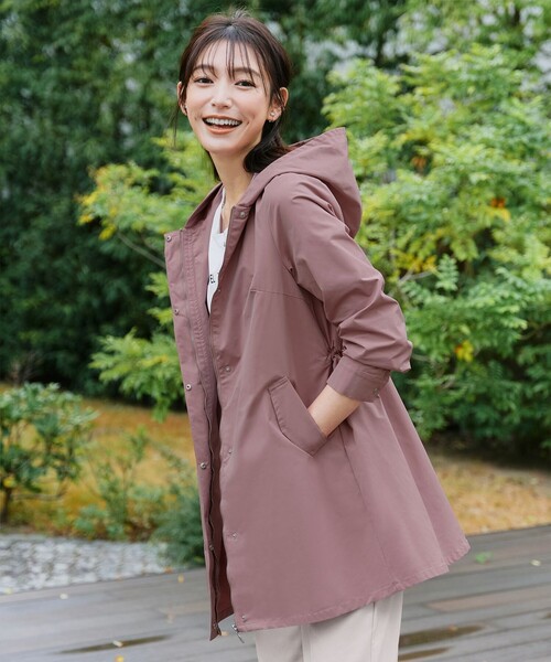 「Tiaclasse」 マウンテンパーカー M ベージュ レディース_画像4